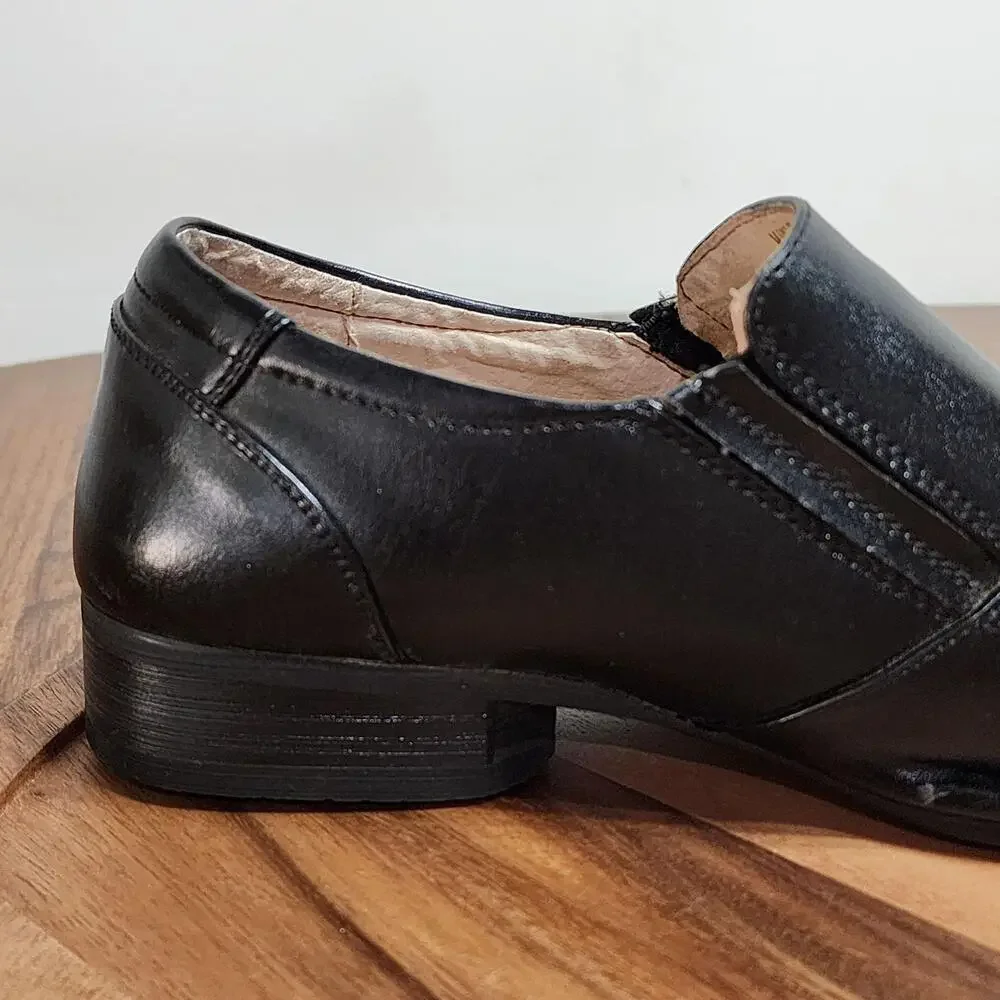 Majestic Collection Dress Shoes Mens Size 10 Black Synthetic Slip On Square Toe